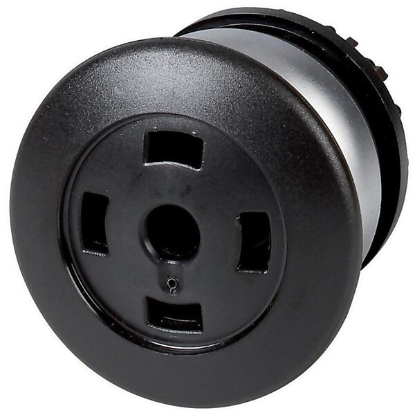 Eaton Pilzdrucktaste schwarz,blanko M22-DP-S-X